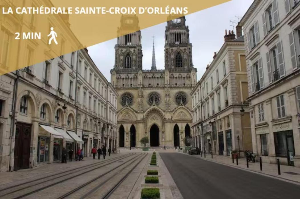 Charmant Studio Vue Cathedrale Quartier Historique Apartment Orleans Exterior photo